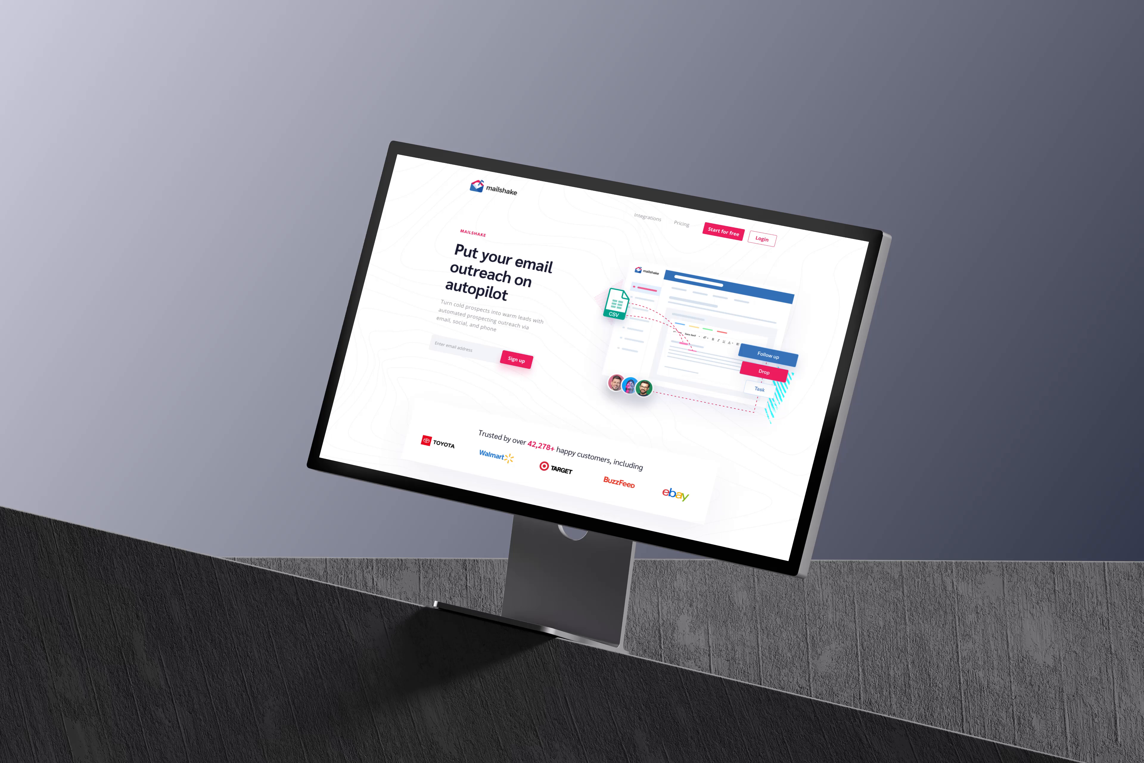 Example of Landing Page Design